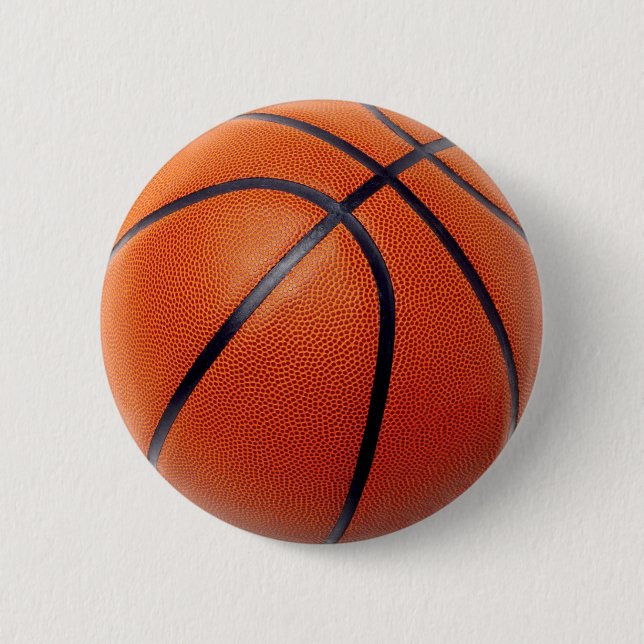 BASKETBALL 6 CM ROUND BADGE (Front)
