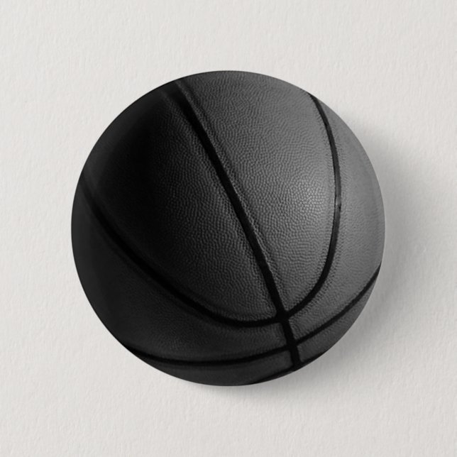 Basketball 6 Cm Round Badge (Front)