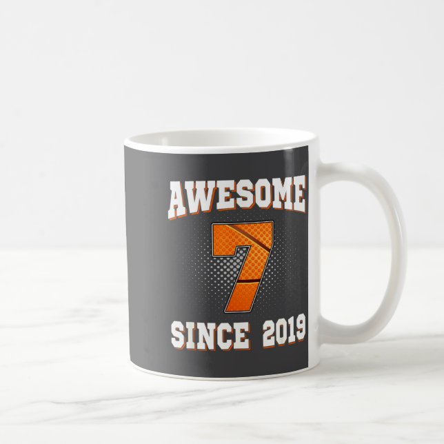 Basketball 7th 2019 7 Old Years Since Meme Coffee Mug (Right)