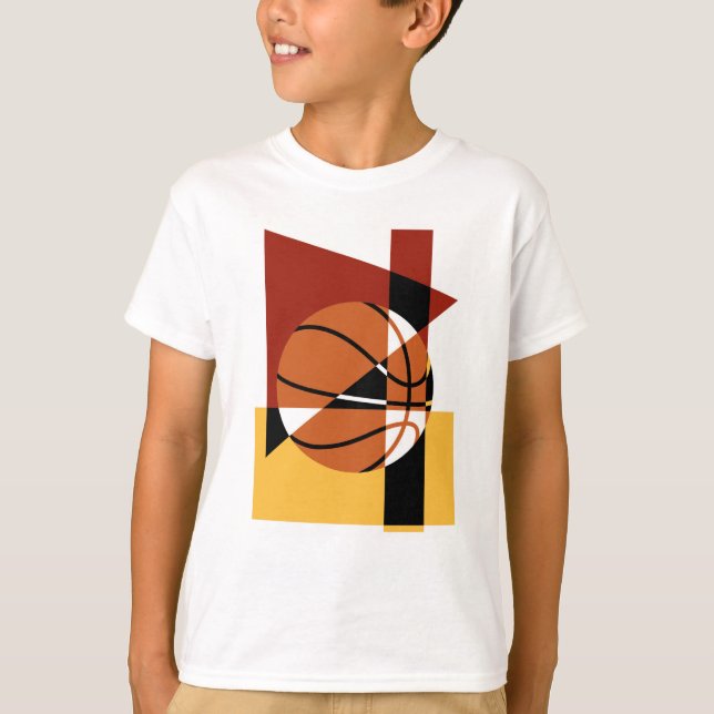 Basketball abstract t-shirt (Front)
