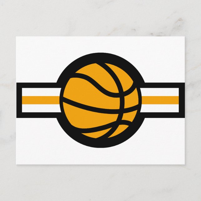 basketball airstripe postcard (Front)