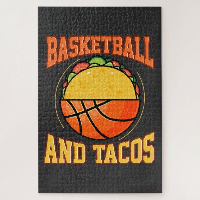 Basketball And Tacos Jigsaw Puzzle (Vertical)