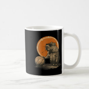 Basketball Animal Art Basketball Lover Drawing Cap Coffee Mug