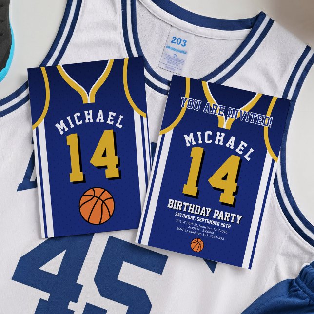 Basketball Any Age Birthday Invite  (Creator Uploaded)