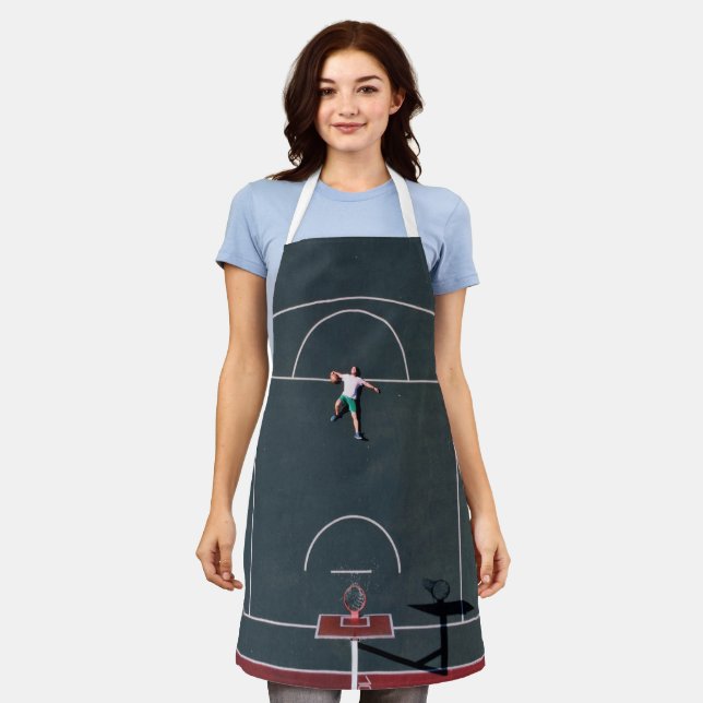 Basketball Artwork Apron (Worn)