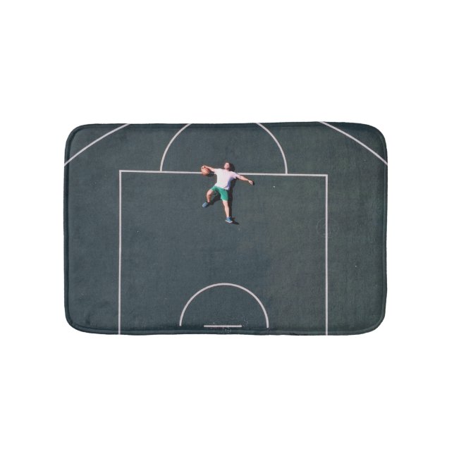 Basketball Artwork Bath Mat (Front)
