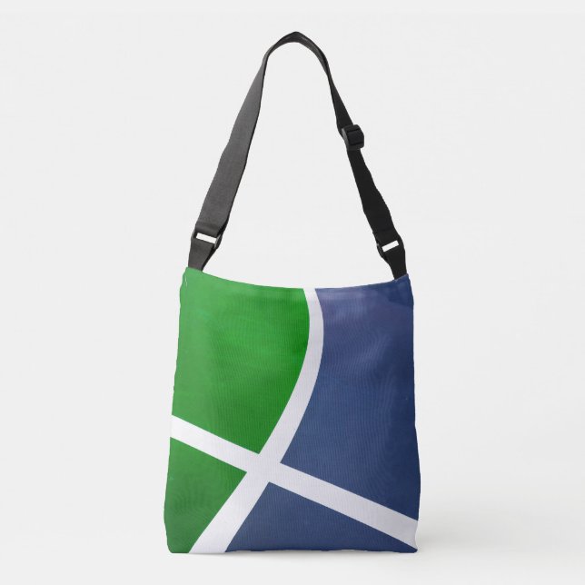 Basketball Artwork Crossbody Bag (Front)