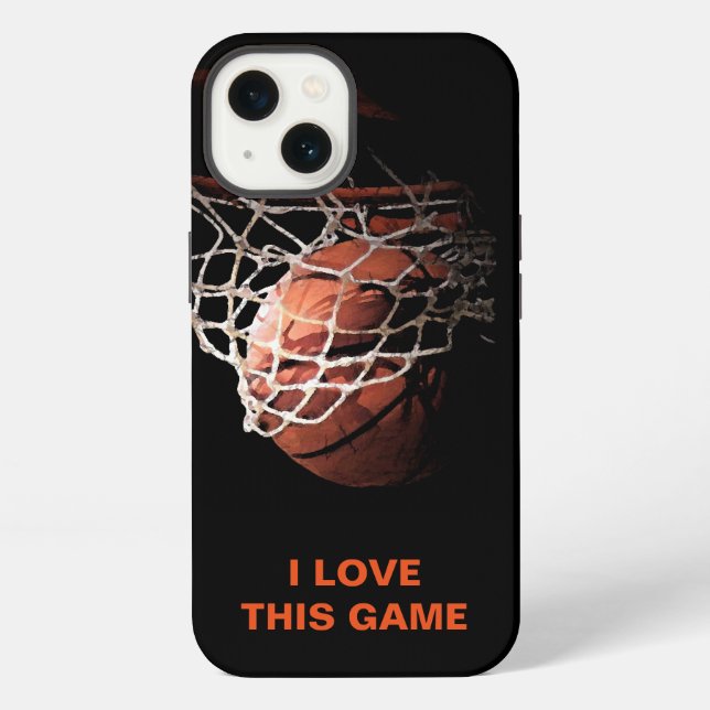 Basketball Artwork iPhone Case (Back)