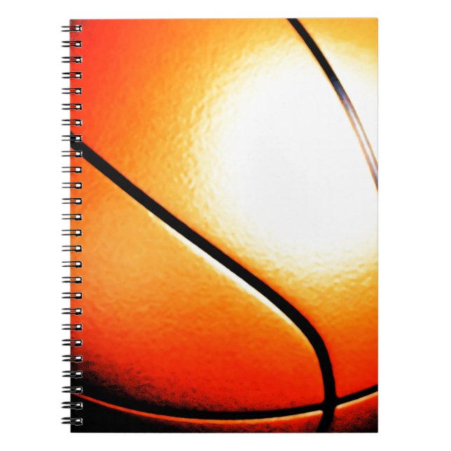 Basketball Artwork Spiral Notebook (Front)