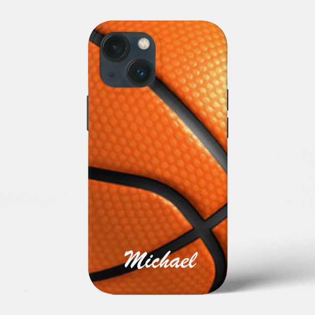Basketball Artwork Your Name Case-Mate iPhone Case (Back)