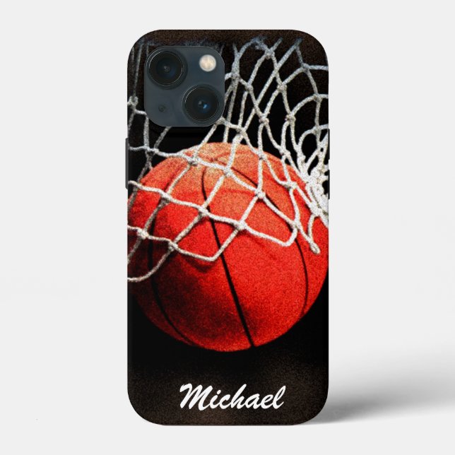 Basketball Artwork Your Name Case-Mate iPhone Case (Back)