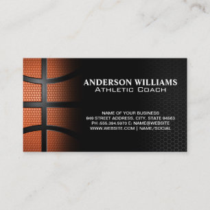 Basketball Athletics Sports Business Card