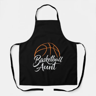 Basketball Aunt Basketball Mum Auntie Gift Apron