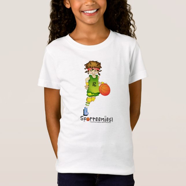 Basketball Baby Doll Shirt (Front)