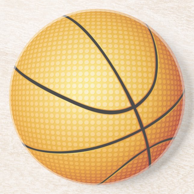 Basketball Background Coaster (Front)