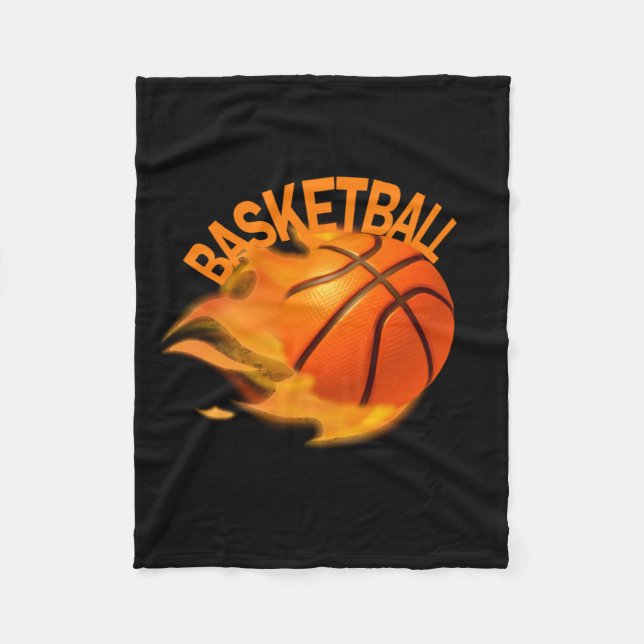Basketball Ball 2  Fleece Blanket (Front)