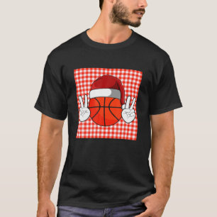 Basketball Ball Christmas Basketball Player Xmas P T-Shirt