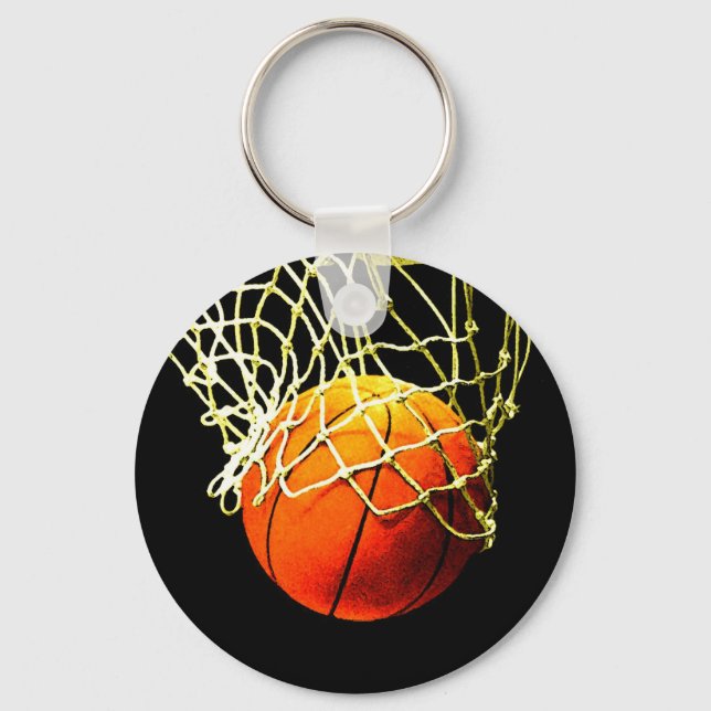 Basketball Ball Key Ring (Front)