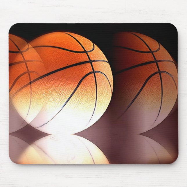 Basketball Ball Mouse Pad (Front)