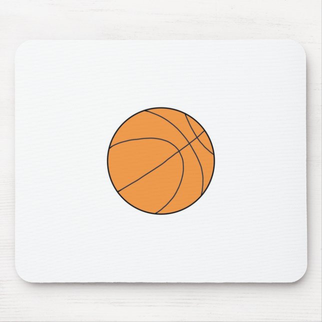Basketball Ball Mouse Pad (Front)