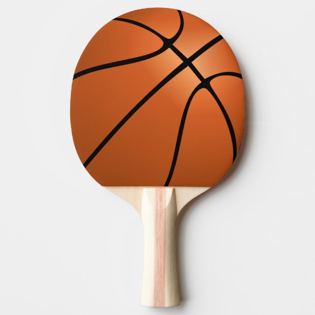 Basketball (ball) ping pong paddle (Front)