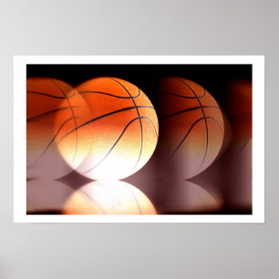 Basketball Ball Poster Print