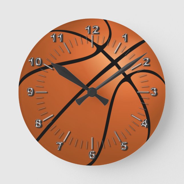 basketball (ball) round clock (Front)