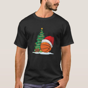 Basketball Ball Santa Hat Christmas Costume For Me T-Shirt