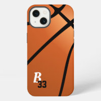 Basketball Ball Sports Monogram Player Number