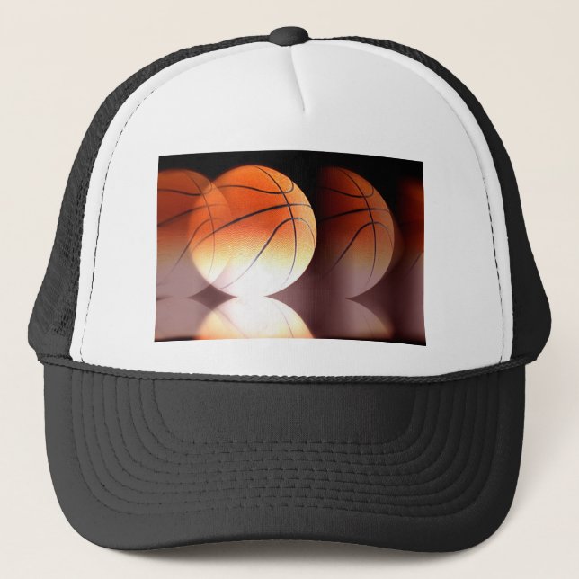 Basketball Ball Trucker Hat (Front)