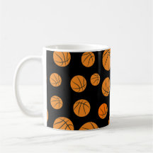 Basketball Balls Seamless Pattern