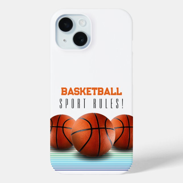 Basketball Balls | Sport Rules Case-Mate iPhone Case (Back)
