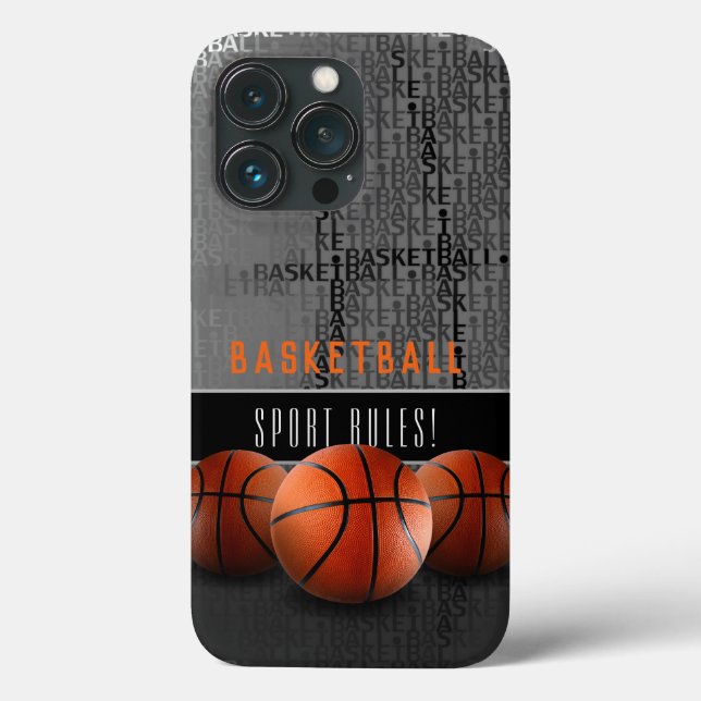 Basketball Balls | Sport Rules Case-Mate iPhone Case (Back)