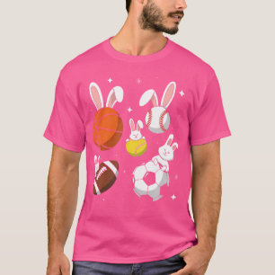 Basketball Baseball Football Soccer Sports Easter  T-Shirt