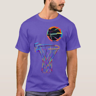 Basketball Basketball Colourful T-Shirt