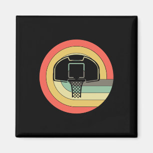 Basketball Basketball Player Retro Basketball Boys Magnet