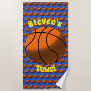 Basketball Beach Towel