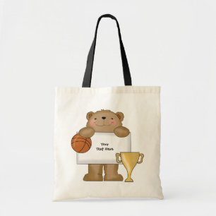 Basketball Bear Bulletin (customisable) Tote Bag