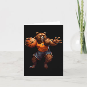 Basketball Bear Card