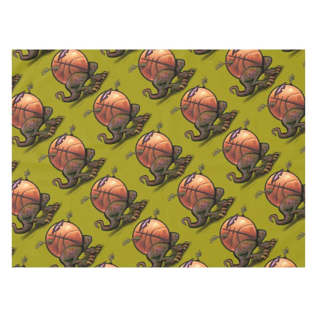Basketball Beast Tablecloth (Front (Horizontal))