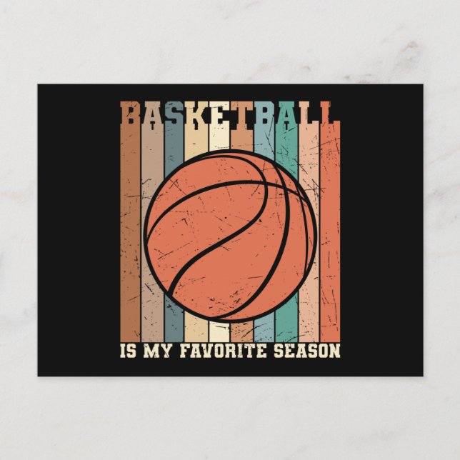 Basketball Beautiful Design Postcard (Front)