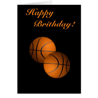 Basketball Birthday Card