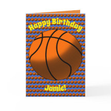 Basketball Birthday Card