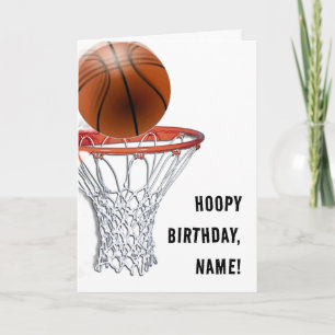 BASKETBALL BIRTHDAY CARDS