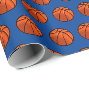 Basketball Birthday Gift Wrap Sports Theme Paper