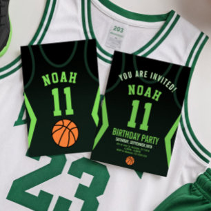 Basketball Birthday Invitation