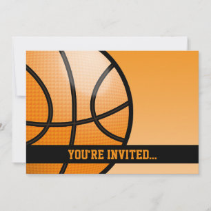 Basketball Birthday Invitation