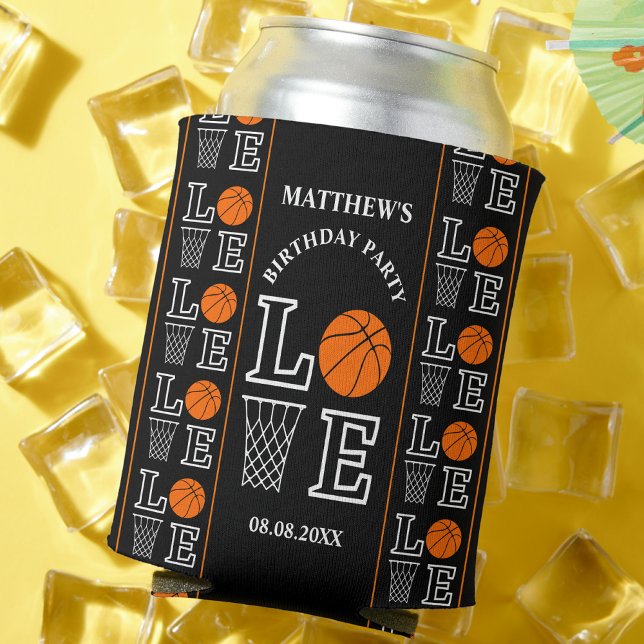Basketball Birthday Party, Basketball Player  Can Cooler (Creator Uploaded)
