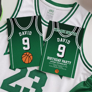 Basketball Birthday Party Invitation