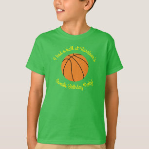 Basketball Birthday Party T-Shirt